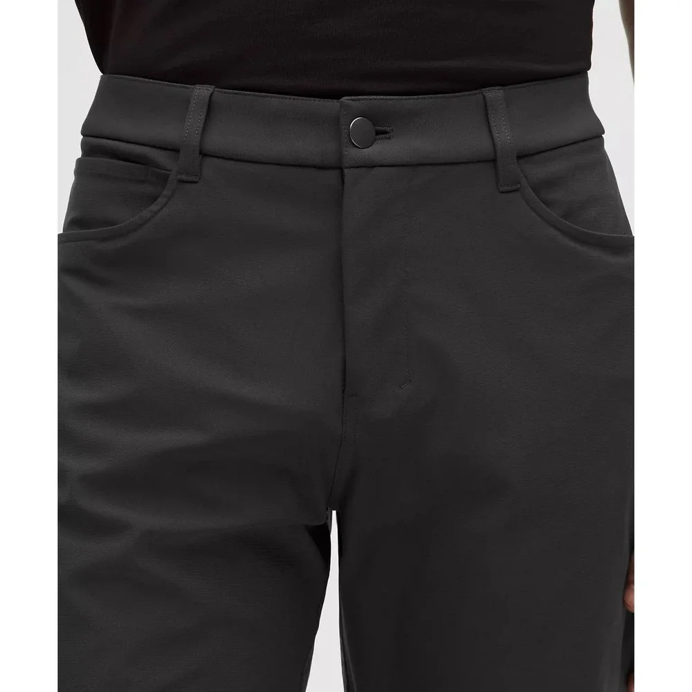 NWT Lululemon ABC Pant Classic Fit Warpstreme Obsidian Dark Grey 46 x 27 LM5A01S